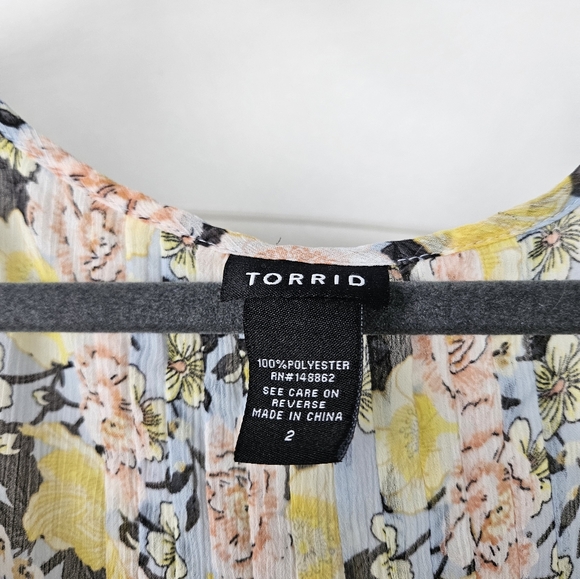 Torrid Pintuck Top - Picture 2 of 4